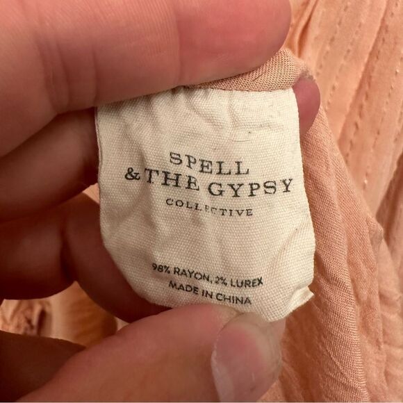 Spell and the Gypsy - Clementine Soiree Boho Dress in Musk - pink size XS - Picture 8 of 12